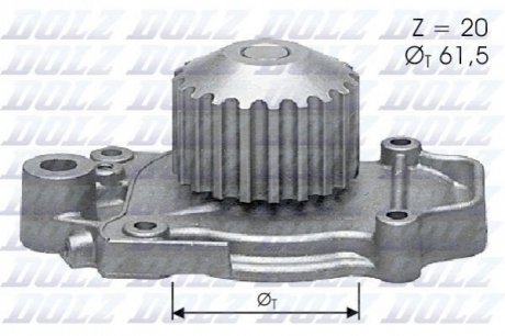 H118 DOLZ Насос системи охолодження