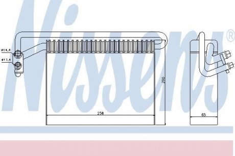 92177 NISSENS Испаритель Nissens