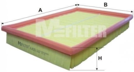 K420 M-FILTER Фильтр повітряний