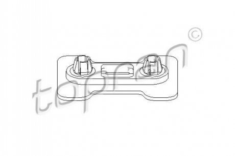 103090 TOPRAN / HANS PRIES Кронштейн, буфер