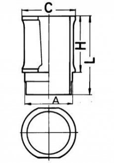 89301110 KOLBENSCHMIDT Гильза цилиндра