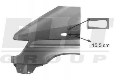 KH3546 311 LKQ Крыло переднє