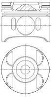 87-428700-00 NURAL Поршень в комплекті на 1 циліндр, STD