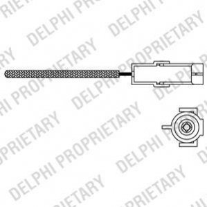 ES10966-12B1 Delphi Лямбда-зонд