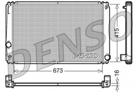 DRM50051 DENSO Конденсер