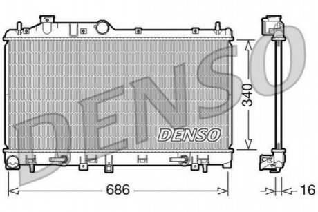 DRM36008 DENSO Конденсер