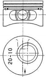 90245610 KOLBENSCHMIDT Поршень