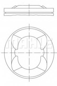 081PI00110000 MAHLE / KNECHT Поршень