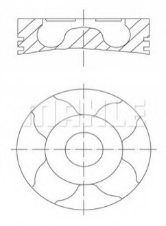 0100401 MAHLE / KNECHT Поршень