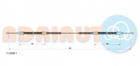 11.0208.1 ADRIAUTO Тросик стояночного тормоза Adriauto