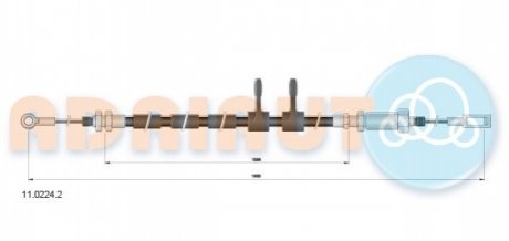11.0224.2 ADRIAUTO Тросик стояночного тормоза Adriauto