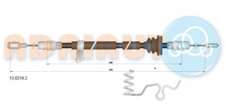 13.0218.2 ADRIAUTO Трос ручного гальма