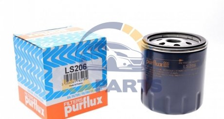 LS206 Purflux Фильтр масляный Purflux Lanos/Aveo