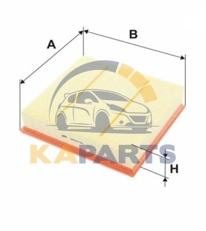 WA9746 WIX FILTERS Фильтр воздушный WIX(AP 034/5)