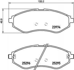 P10057 BREMBO Тормозные колодки Brembo Aveo