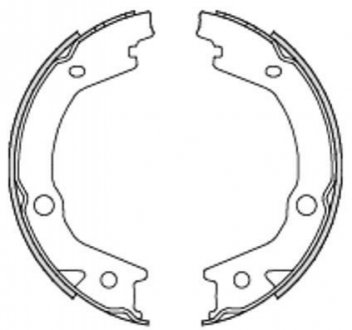 4697.00 REMSA Тормозные колодки барабанные