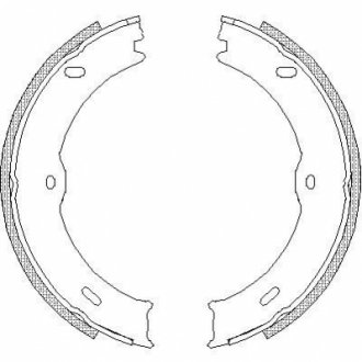 4746.00 REMSA Колодки гальмівні барабанні