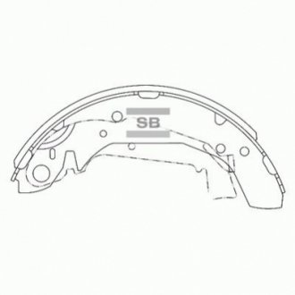 Гальмівні колодки SA111