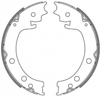 4629.00 REMSA Колодки гальмівні барабанні