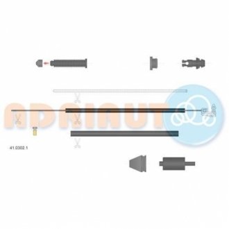 41.0302.1 ADRIAUTO Тросик акселератора Adriauto