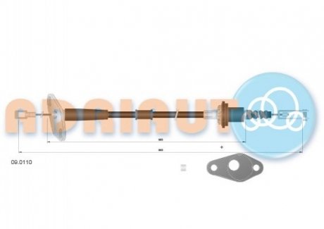 09.0110 ADRIAUTO Трос зчеплення