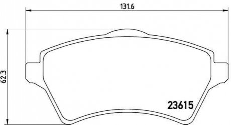 P44011 BREMBO Тормозные колодки Brembo