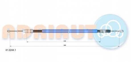 41.0244.1 ADRIAUTO Трос стояночного тормоза