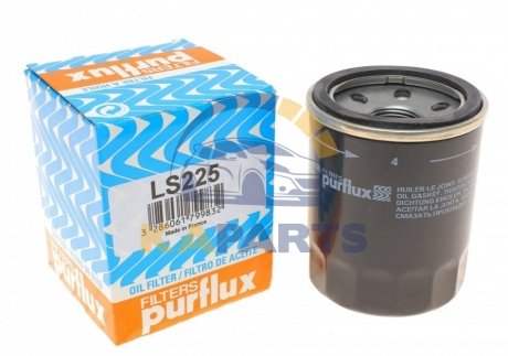 LS225 Purflux Фильтр масляный Purflux