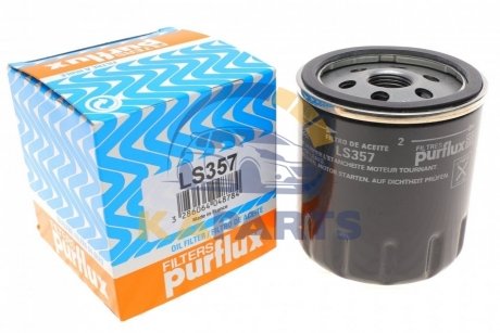 LS357 Purflux Фільтр масляний Transit 06-/Focus 05-/Mondeo 01- (бензин)