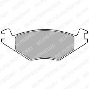 LP505 Delphi Тормозные колодки