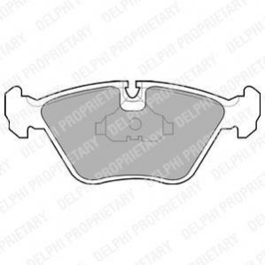 LP602 Delphi Комплект гальмівних колодок з 4 шт. дисків