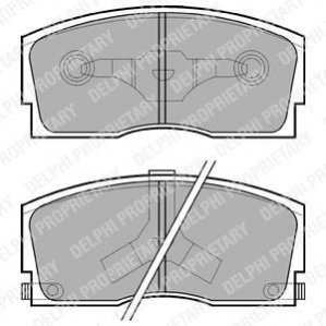 LP626 Delphi Тормозные колодки