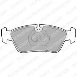 LP710 Delphi Комплект гальмівних колодок з 4 шт. дисків