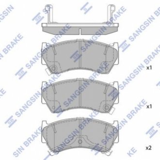 SP1122 Hi-Q (SANGSIN) Тормозные колодки