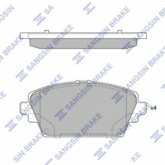 SP1582 Hi-Q (SANGSIN) Тормозные колодки