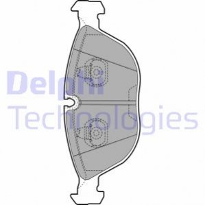 LP1002 Delphi Тормозные колодки