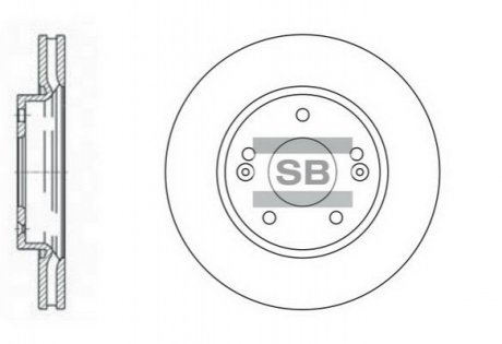 SD1019 Hi-Q (SANGSIN) Диск гальмівний