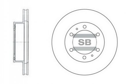 Тормозной диск SD4011