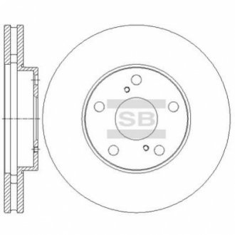 SD4029 Hi-Q (SANGSIN) Гальмівний диск