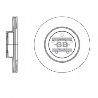 SD4703 Hi-Q (SANGSIN) Тормозной диск