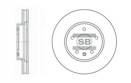SD3019 Hi-Q (SANGSIN) Тормозной диск