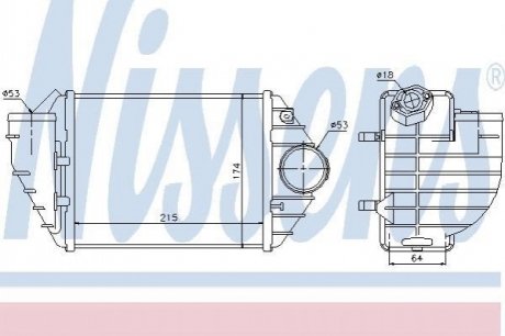 96690 NISSENS Радиатор