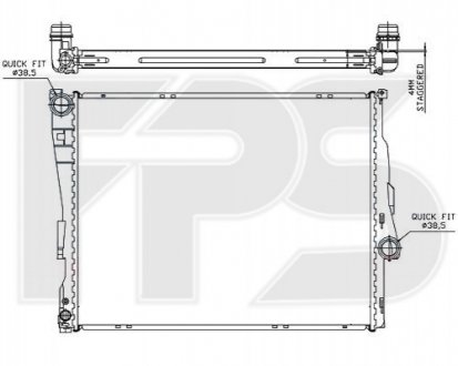 FP 14 A27 FPS Радіатор охолодження