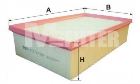 K 7019/1 M-FILTER Фільтр повітряний