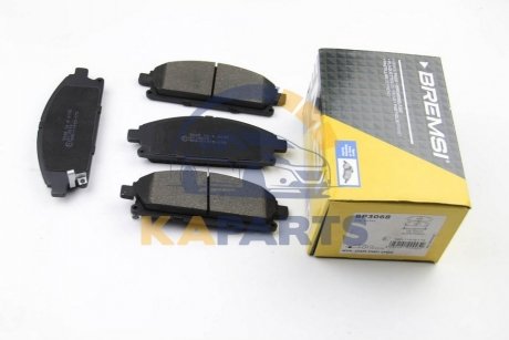 BP3068 BREMSI Тормозные колодки перед. Nissan X-Trail 01-13/Pathfinder 97-04 (sumitomo) (159x56x16,4)