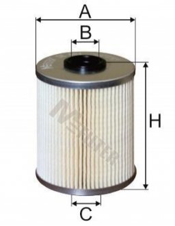 DE 684 M-FILTER Фільтр паливний Master/Movano 1.9-2.8dTi/2.5D 98-/Kangoo/Megane 1.9dCi (Bosch) 02-