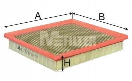 K 769 M-FILTER Фильтр воздушный Dodge Avenger 2.7/3.5i 07-/Chrysler Voyager 2.4-3.8i 00-