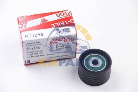 RT1285 AUTLOG Ролик направляющий ГРМ 1.4-2.0 DUSTER, LOGAN/KANGOO, CLIO, MEGANE 97-