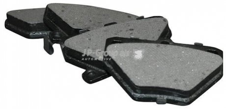 4863701110 JP GROUP Гальмівні колодки зад. Toyota Corolla 00-07 (sumitomo) (55,4x78,5x14)