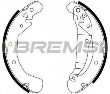 GF0358 BREMSI Тормозные колодки зад. Combo 01-05/Astra F/G 91-05 (бараб.) (230x42)